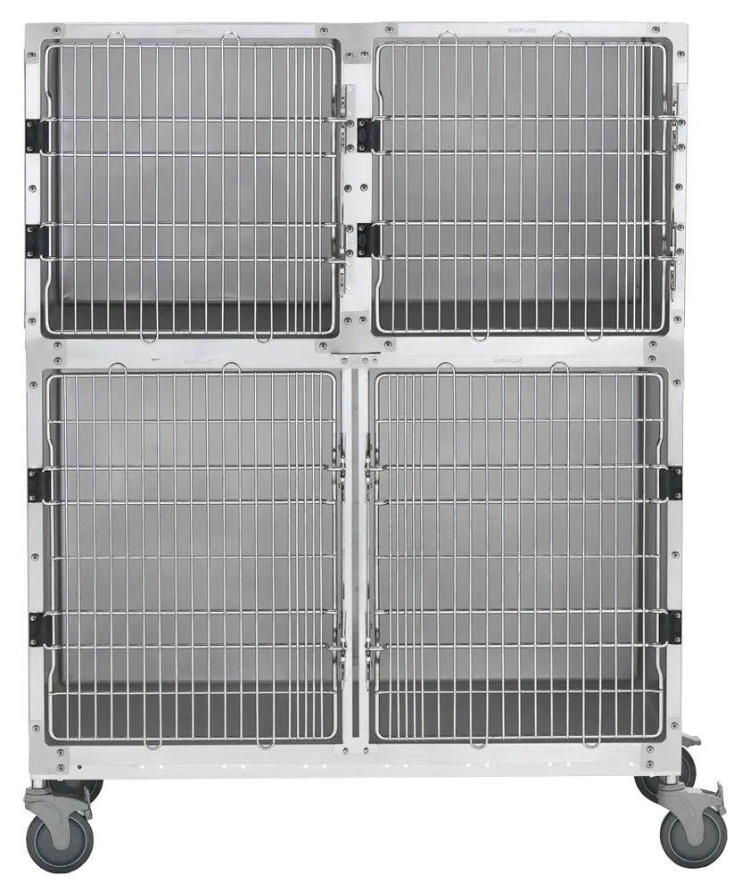 Shor-Line Three-unit Stainless Steel Cage Assembly 