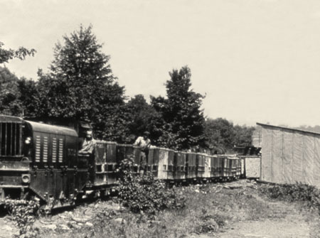 gasoline powered locomotive