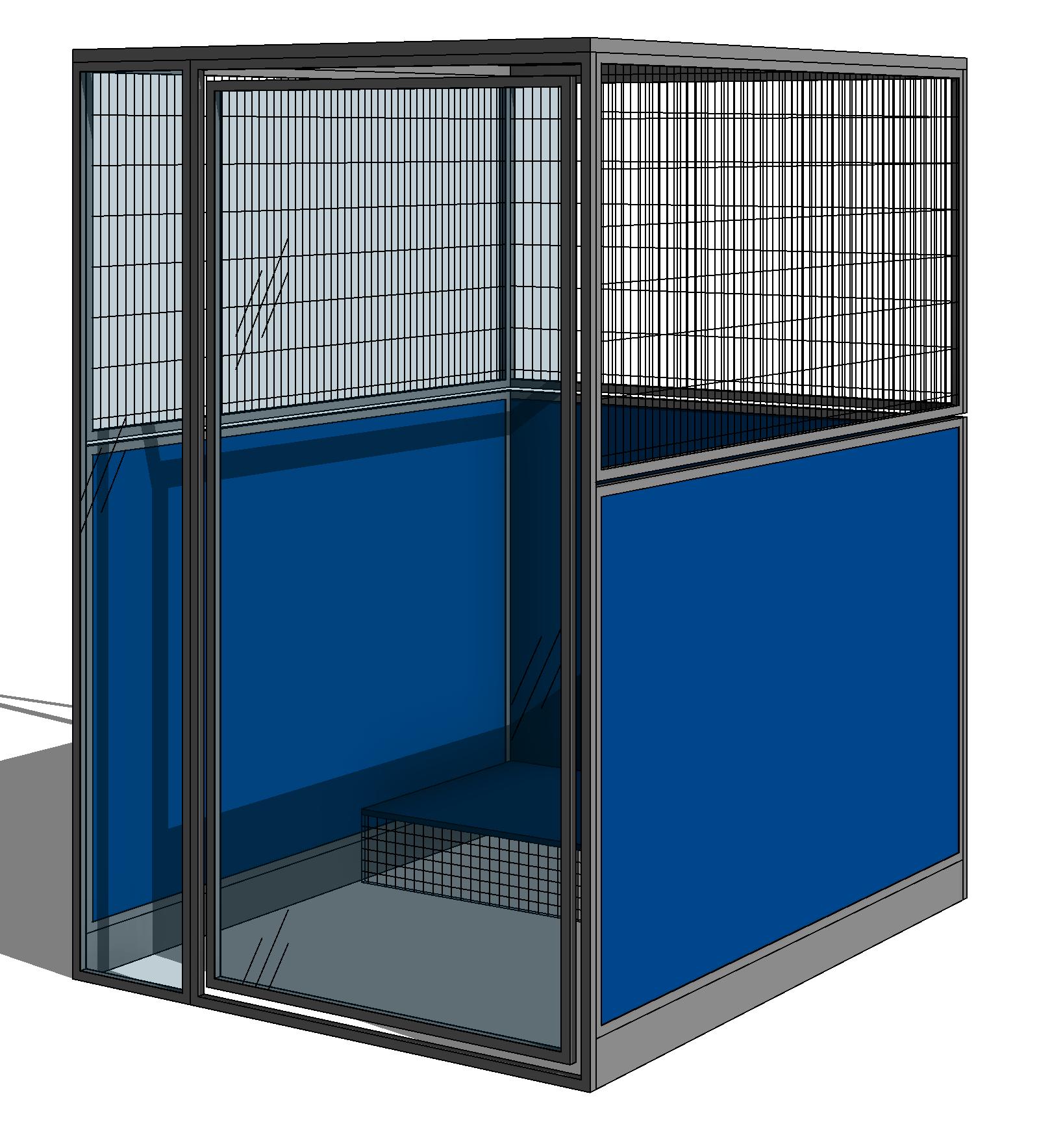 Mason Company Sani-Kennel - Gate with Sidelight