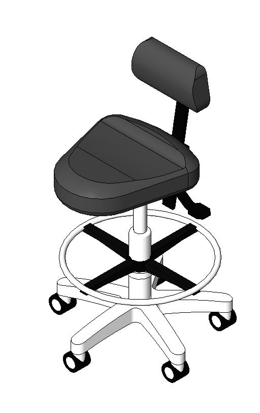 Midmark - Operator Chair, Triangular-Style Seat