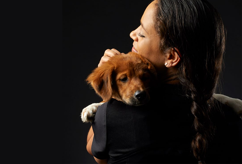 Cover of 2023 Equipment Catalog - Woman Holding Dog