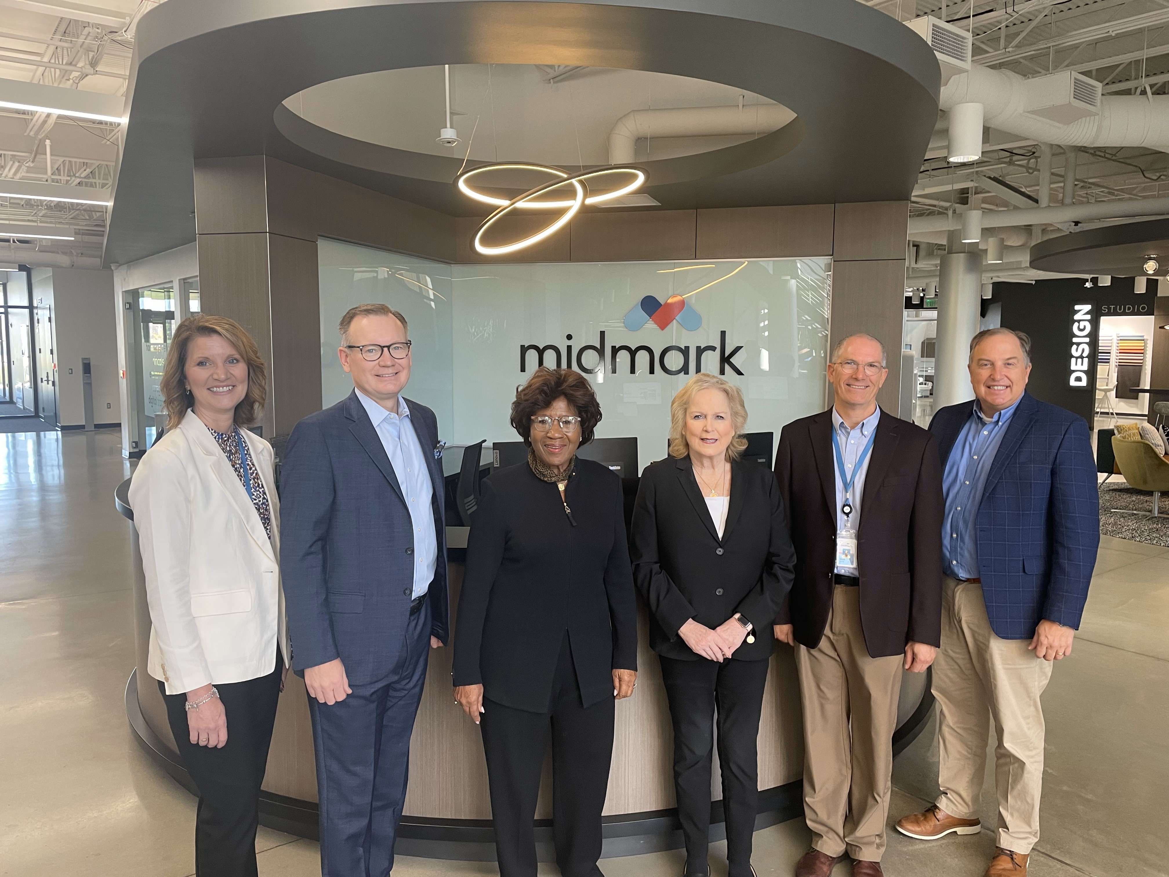 Midmark and Solvita welcomed Mrs. Deloris Jordan to support James R. Jordan Foundation mission