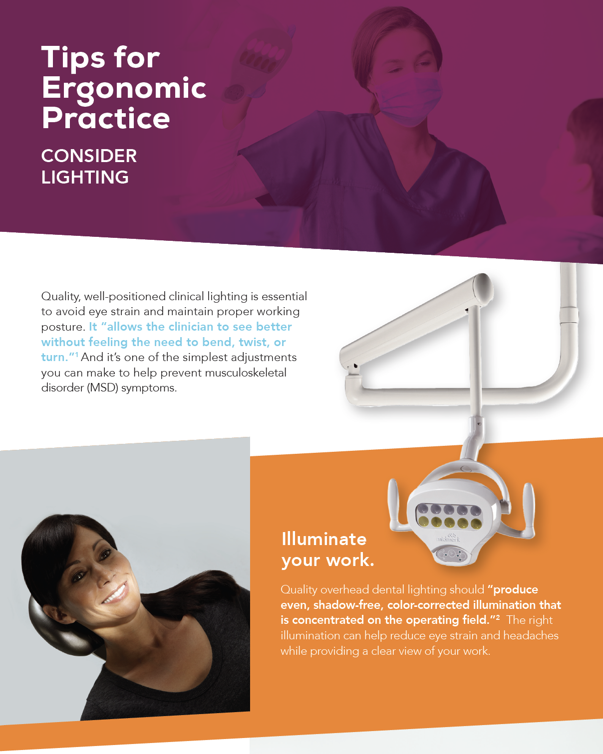 Tips for Ergonomic Practice - Consider Lighting