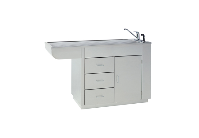 Stainless Steel Exam Table with Overhang