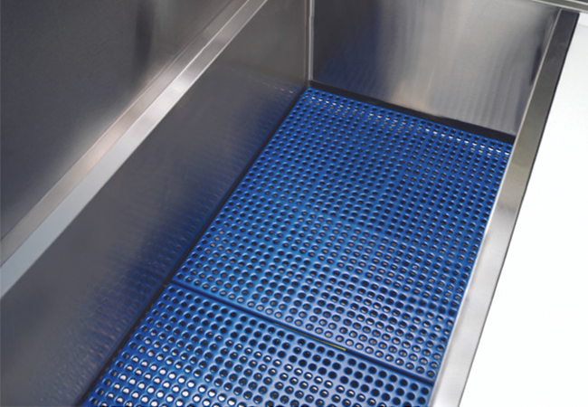 stainless steel grill floor