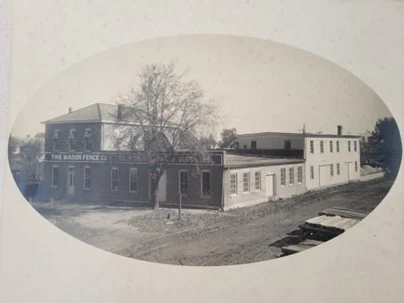 vintage photo of Mason Company building