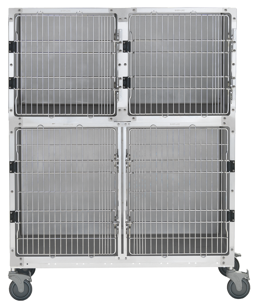 Shor-Line Three-unit Stainless Steel Cage Assembly 