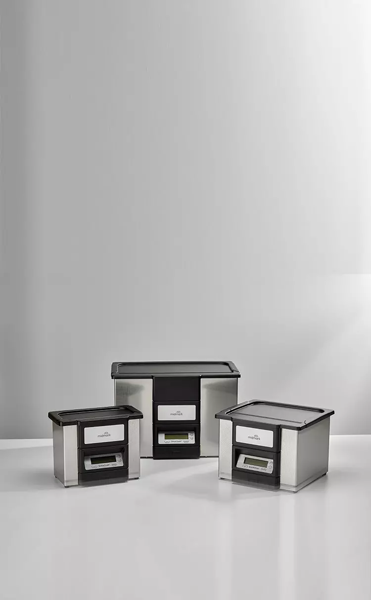 three midmark ultrasonic cleaners