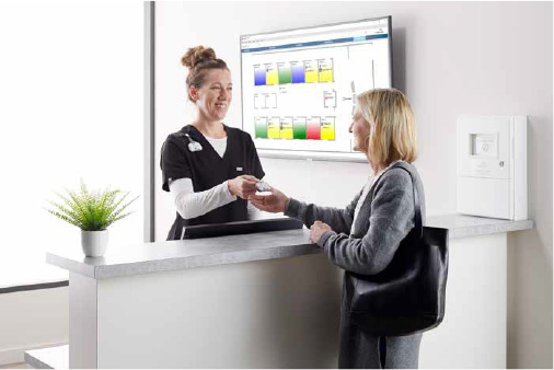 Self Rooming Registration with RTLS