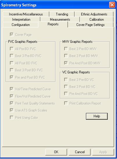 SpiroSettings