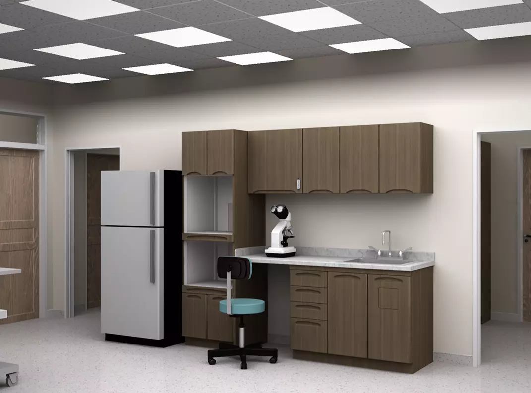 3d model of lab room