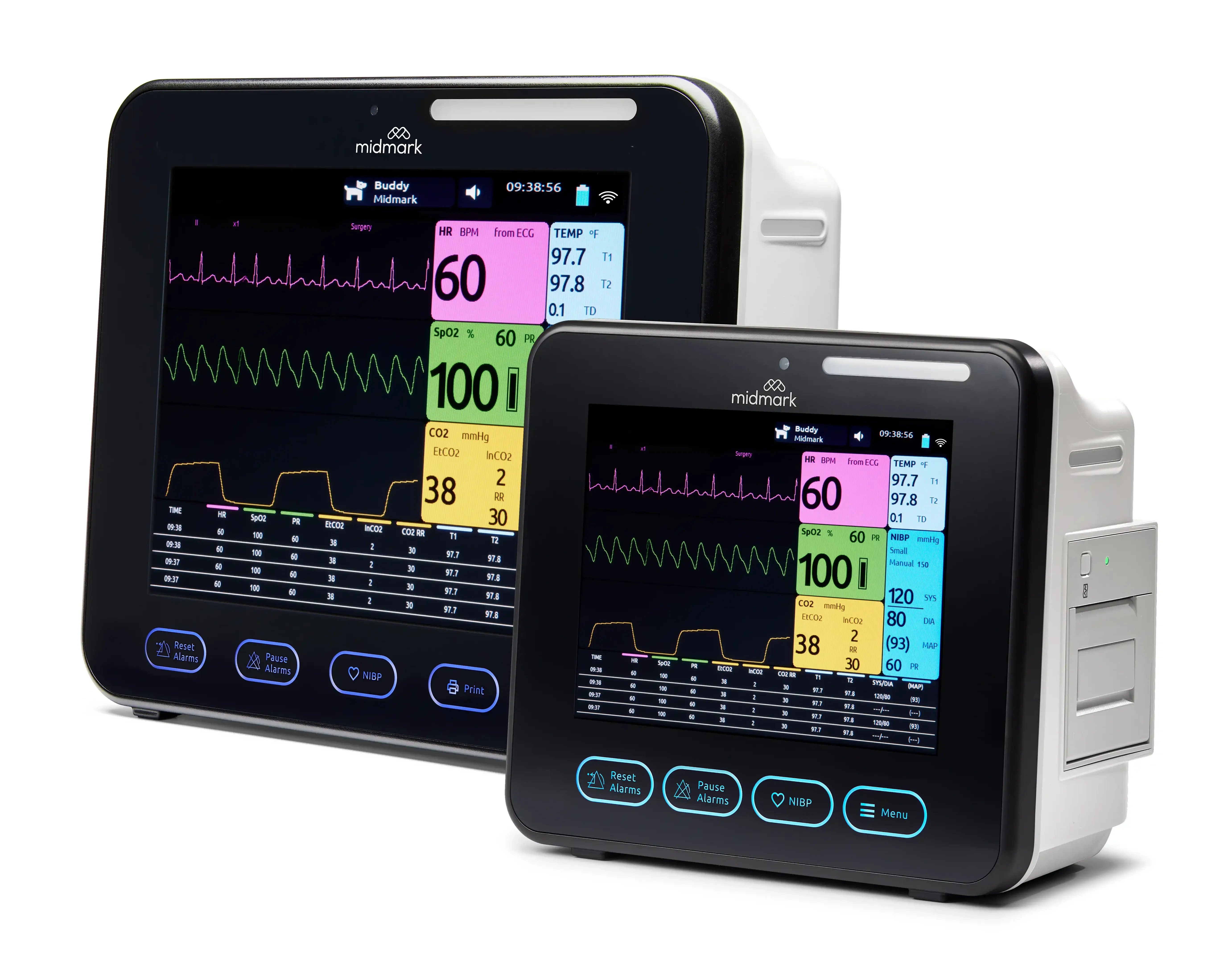 Midmark Multiparameter Monitor 12 and 8 inch