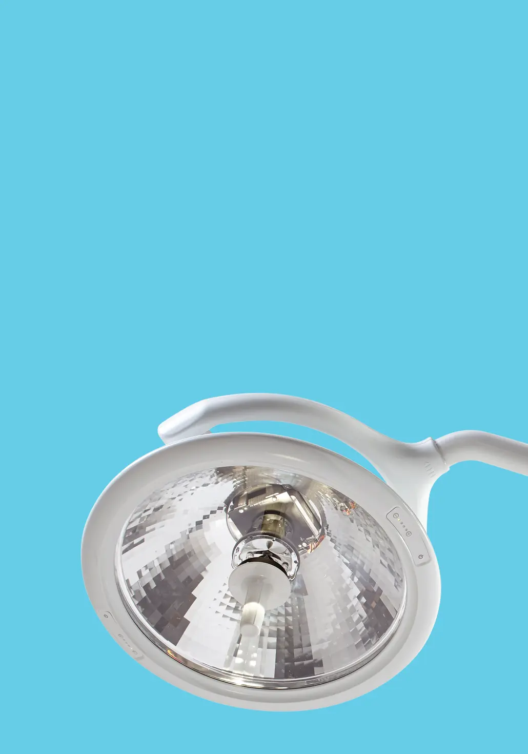midmark lighting on blue background