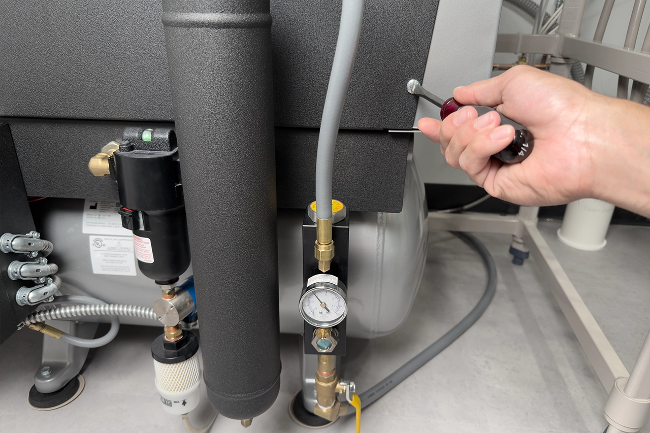 Midmark equipment installation final touches