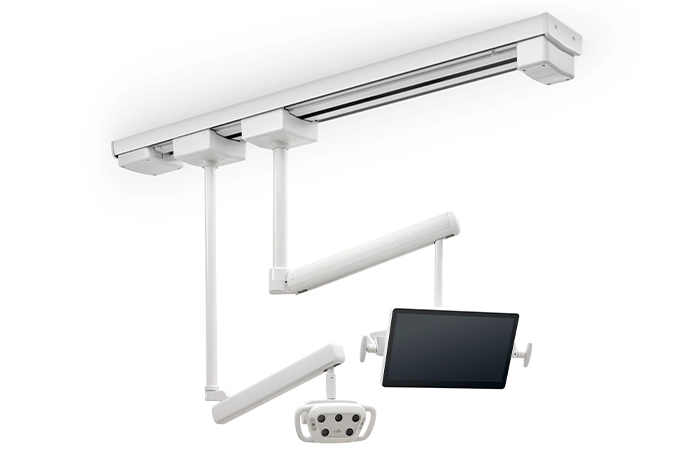 ProductPage-MidmarkDentalMonitorMount-img1-led-track-light-and-monitor-white-sweep (1)