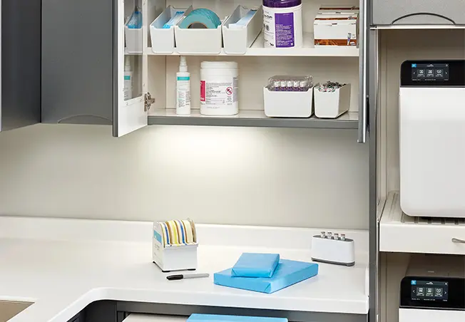 dental-L-shape-synthesis-prep-and-pack-drawers-open copy