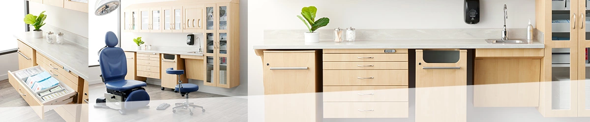 midmark chair and cabinetry layouts