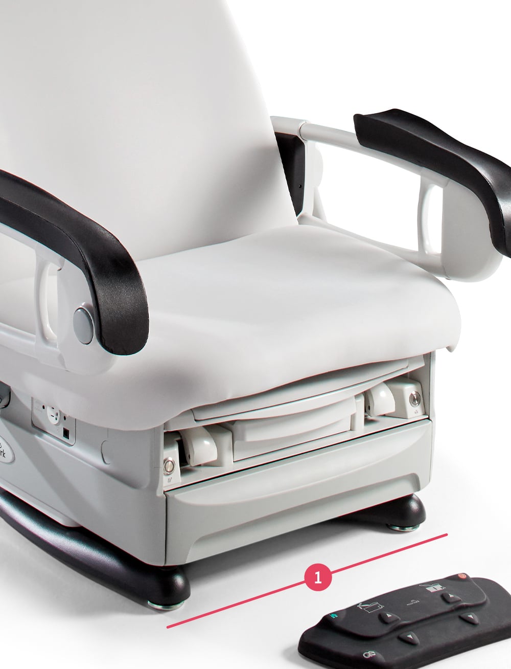 compliant base clearance width midmark 626 exam chair