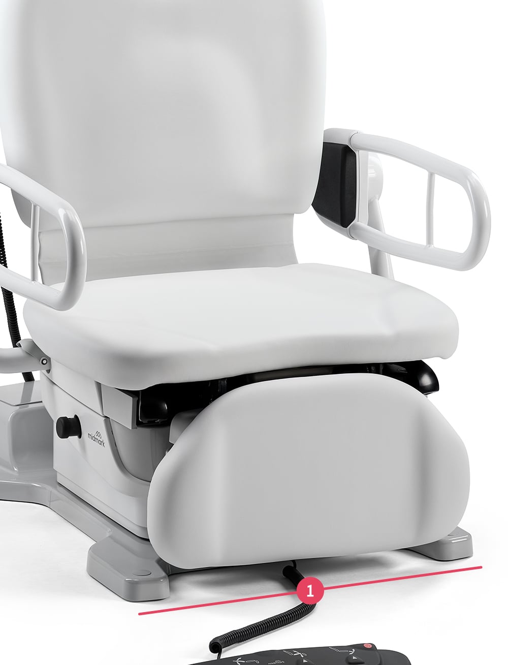compliant base clearance width midmark 631 procedure chair