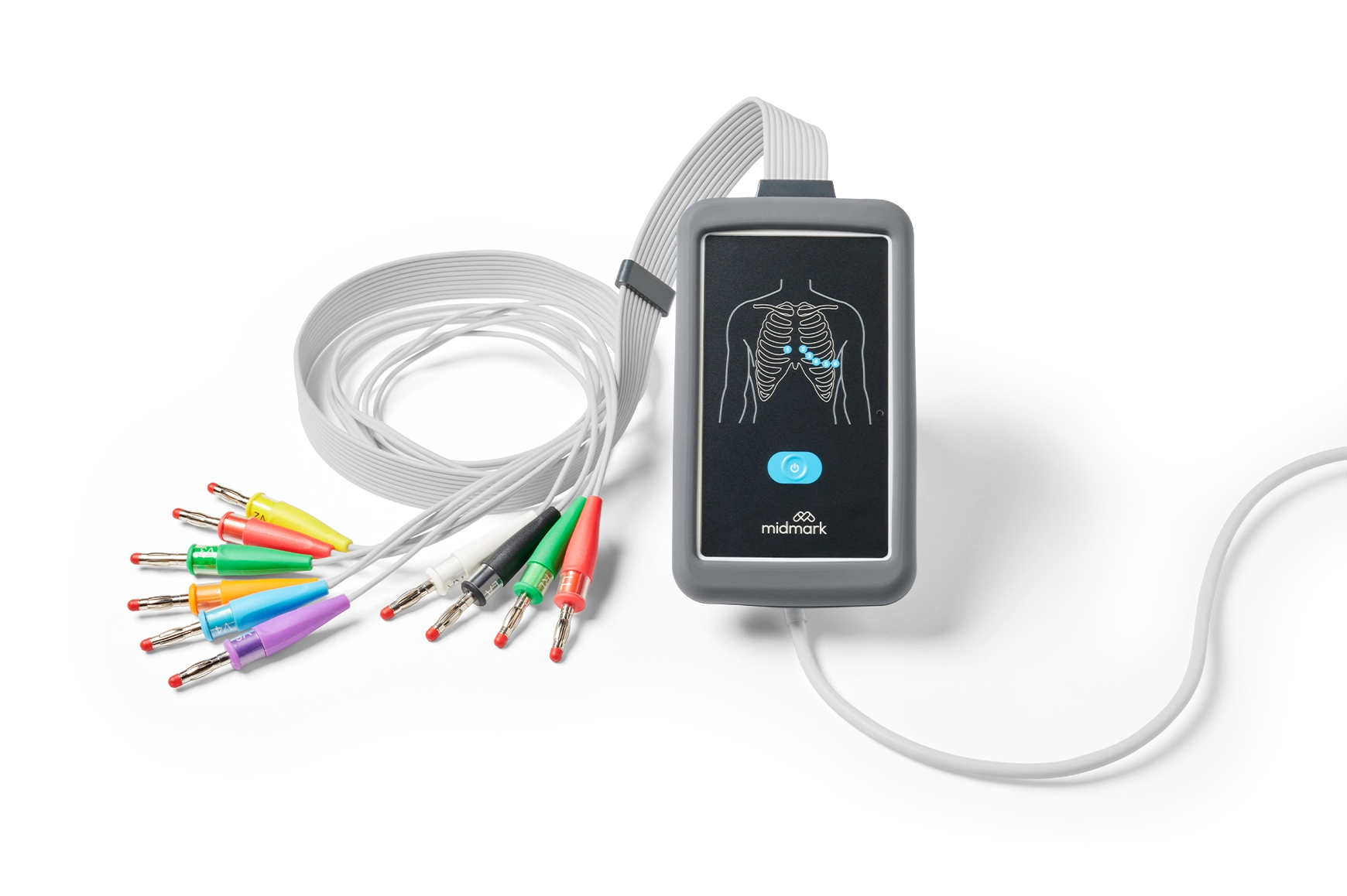 Midmark digital ECG with patient cables