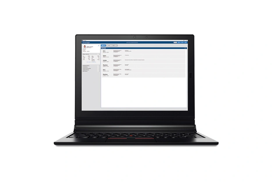 midmark IQmanager software screenshot