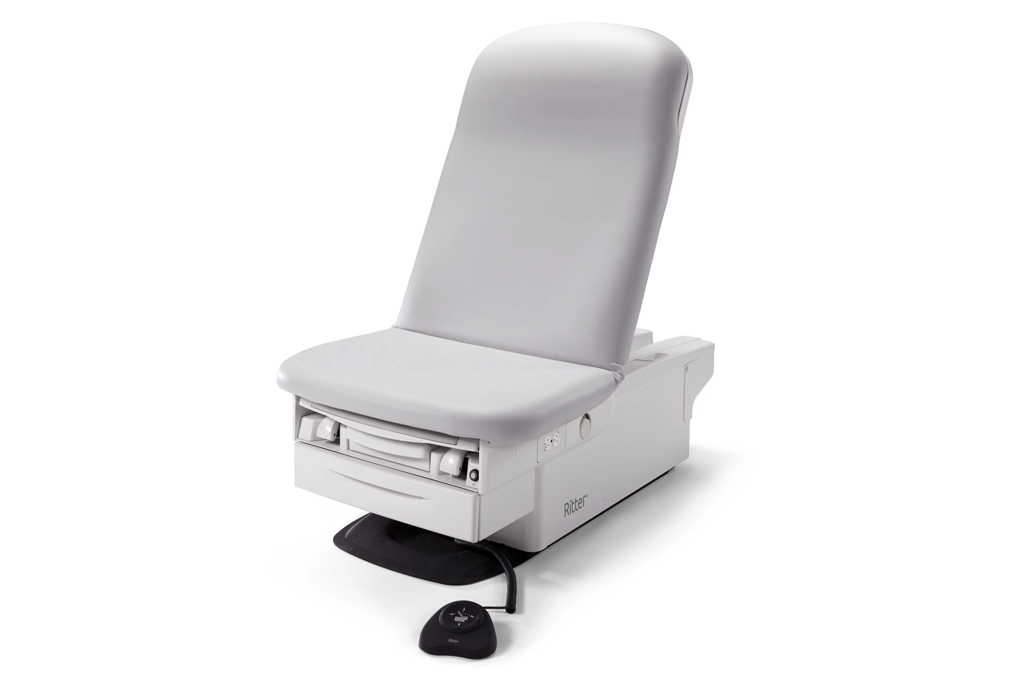 midmark ritter 225 barrier-free examination chair with foot rest controls