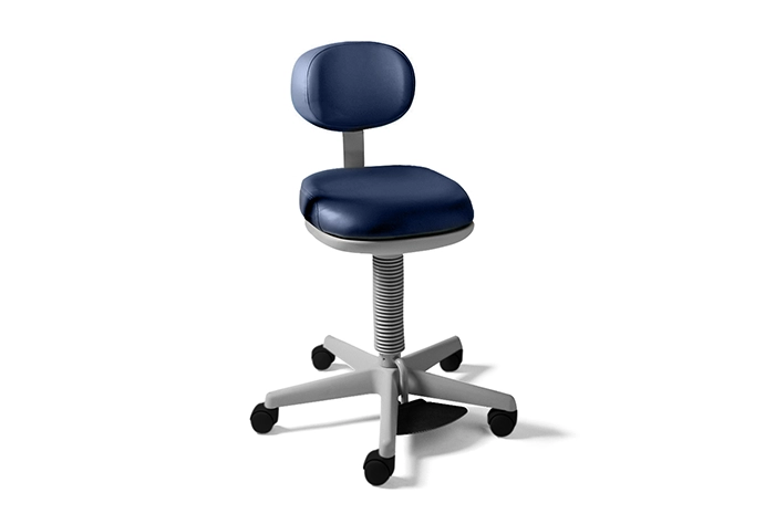 Midmark 427 Air Lift Physician Stool (Foot Operated) with Back