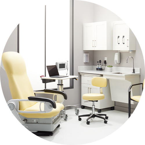 point of care exam room promotion