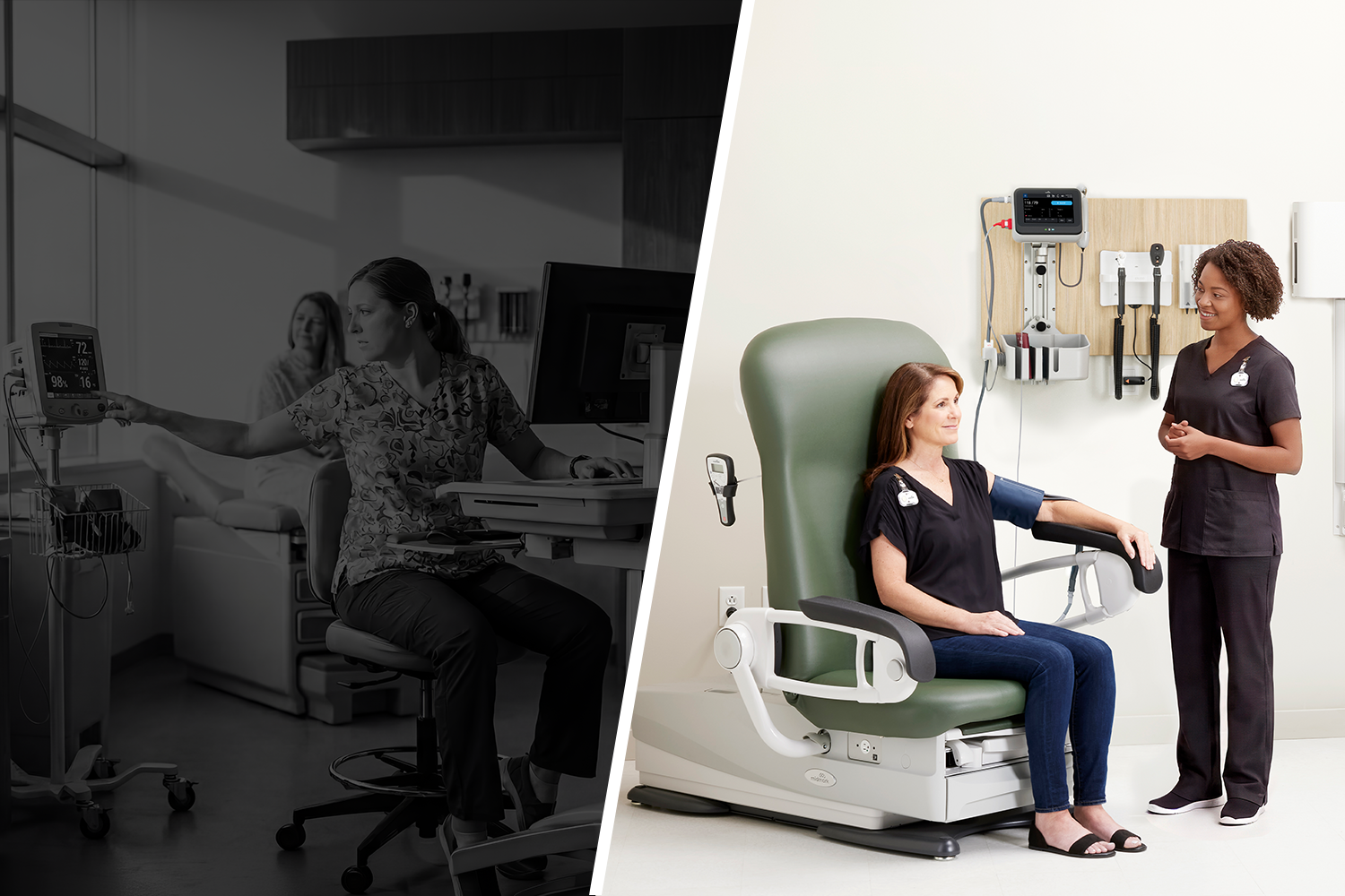 How can connected vital signs devices reduce manual documentation, errors and clinician workload?