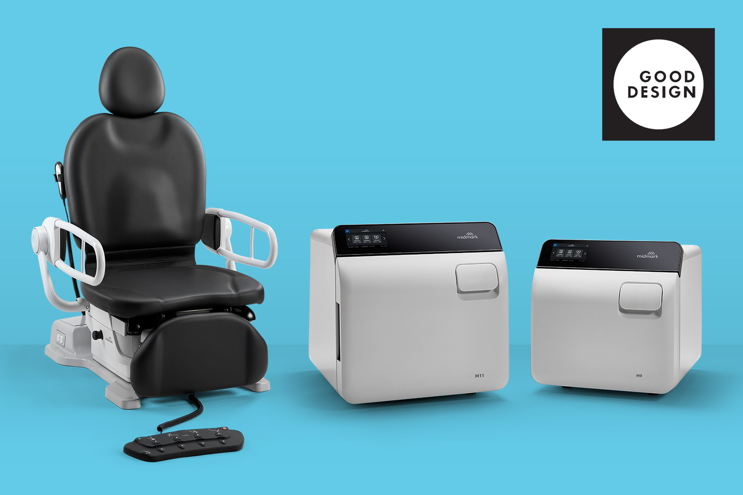 Midmark steam sterilizers and procedure chair win international design award